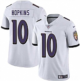 Men & Women & Youth Baltimore Ravens #10 DeAndre Hopkins White Vapor Limited Jersey,baseball caps,new era cap wholesale,wholesale hats
